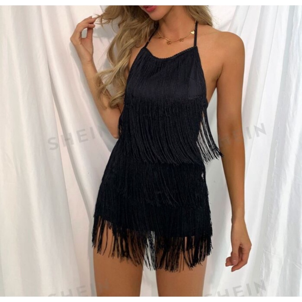 Joyner Black Short Romper